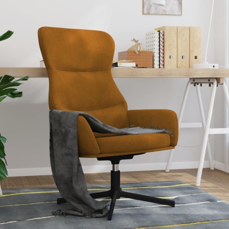 vidaXL Relaxsessel Braun Samt