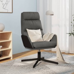 vidaXL Relaxsessel Dunkelgrau Stoff