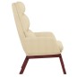 vidaXL Relaxsessel Creme Stoff vidaXL Relaxsessel Creme Stoff