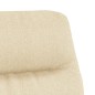 vidaXL Relaxsessel Creme Stoff vidaXL Relaxsessel Creme Stoff