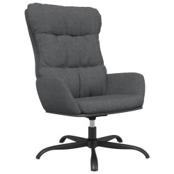 vidaXL Relaxsessel Dunkelgrau Stoff