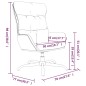 vidaXL Relaxsessel Dunkelgrau Stoff vidaXL Relaxsessel Dunkelgrau Stoff