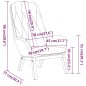 vidaXL Relaxsessel Dunkelgrau Samt vidaXL Relaxsessel Dunkelgrau Samt