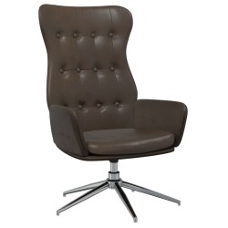 vidaXL Relaxsessel Glänzend Braun Kunstleder