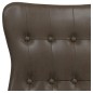 vidaXL Relaxsessel Glänzend Braun Kunstleder vidaXL Relaxsessel Glänzend Braun Kunstleder