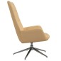 vidaXL Relaxsessel Creme Wildleder-Optik