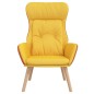 vidaXL Relaxsessel Senfgelb Stoff und PVC vidaXL Relaxsessel Senfgelb Stoff und PVC