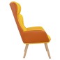 vidaXL Relaxsessel Senfgelb Stoff und PVC vidaXL Relaxsessel Senfgelb Stoff und PVC