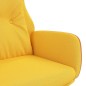 vidaXL Relaxsessel Senfgelb Stoff und PVC vidaXL Relaxsessel Senfgelb Stoff und PVC