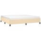 Bettgestell Creme 200x200 cm Stoff Bettgestell Creme 200x200 cm Stoff