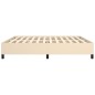 Bettgestell Creme 200x200 cm Stoff Bettgestell Creme 200x200 cm Stoff
