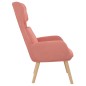 vidaXL Relaxsessel Rosa Samt vidaXL Relaxsessel Rosa Samt