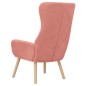 vidaXL Relaxsessel Rosa Samt vidaXL Relaxsessel Rosa Samt