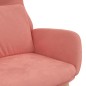 vidaXL Relaxsessel Rosa Samt vidaXL Relaxsessel Rosa Samt