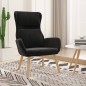 vidaXL Relaxsessel Schwarz Samt vidaXL Relaxsessel Schwarz Samt