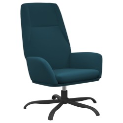 vidaXL Relaxsessel Blau Samt