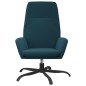 vidaXL Relaxsessel Blau Samt vidaXL Relaxsessel Blau Samt