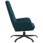 vidaXL Relaxsessel Blau Samt vidaXL Relaxsessel Blau Samt
