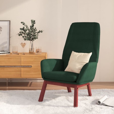 vidaXL Relaxsessel Dunkelgrün Stoff