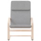 vidaXL Relaxsessel Hellgrau Stoff vidaXL Relaxsessel Hellgrau Stoff