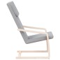 vidaXL Relaxsessel Hellgrau Stoff vidaXL Relaxsessel Hellgrau Stoff