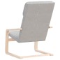 vidaXL Relaxsessel Hellgrau Stoff vidaXL Relaxsessel Hellgrau Stoff
