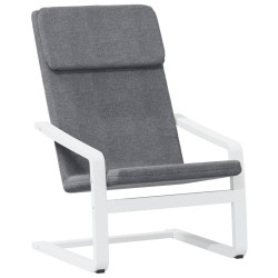 vidaXL Relaxsessel Dunkelgrau Stoff
