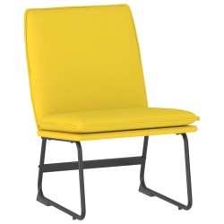 vidaXL Loungesessel Hellgelb 52x75x76 cm Stoff