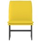 vidaXL Loungesessel Hellgelb 52x75x76 cm Stoff vidaXL Loungesessel Hellgelb 52x75x76 cm Stoff