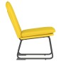 vidaXL Loungesessel Hellgelb 52x75x76 cm Stoff vidaXL Loungesessel Hellgelb 52x75x76 cm Stoff