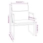 vidaXL Loungesessel Dunkelgrau 55x64x80 cm Stoff vidaXL Loungesessel Dunkelgrau 55x64x80 cm Stoff