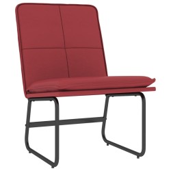 vidaXL Loungesessel Weinrot 54x75x76 cm Kunstleder