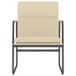 vidaXL Loungesessel Creme 55x64x80 cm Stoff vidaXL Loungesessel Creme 55x64x80 cm Stoff