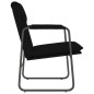 vidaXL Loungesessel Schwarz 55x64x80 cm Kunstleder vidaXL Loungesessel Schwarz 55x64x80 cm Kunstleder