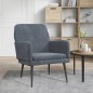 vidaXL Sessel Dunkelgrau 62x79x79 cm Samt vidaXL Sessel Dunkelgrau 62x79x79 cm Samt