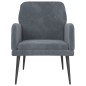 vidaXL Sessel Dunkelgrau 62x79x79 cm Samt vidaXL Sessel Dunkelgrau 62x79x79 cm Samt