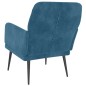 vidaXL Sessel Blau 62x79x79 cm Samt vidaXL Sessel Blau 62x79x79 cm Samt