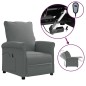 vidaXL Relaxsessel Elektrisch Dunkelgrau Stoff vidaXL Relaxsessel Elektrisch Dunkelgrau Stoff