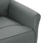vidaXL Relaxsessel Elektrisch Dunkelgrau Stoff vidaXL Relaxsessel Elektrisch Dunkelgrau Stoff