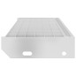 vidaXL Gitterroststufe 80x24x7 cm Verzinkter Stahl vidaXL Gitterroststufe 80x24x7 cm Verzinkter Stahl