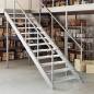 vidaXL Gitterroststufe 100x24x7 cm Verzinkter Stahl vidaXL Gitterroststufe 100x24x7 cm Verzinkter Stahl