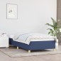 vidaXL Bettgestell Blau 90x200 cm Stoff vidaXL Bettgestell Blau 90x200 cm Stoff