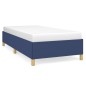 vidaXL Bettgestell Blau 90x200 cm Stoff vidaXL Bettgestell Blau 90x200 cm Stoff