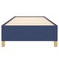 vidaXL Bettgestell Blau 90x200 cm Stoff vidaXL Bettgestell Blau 90x200 cm Stoff