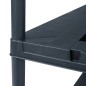 vidaXL Lagerregal Schwarz 220 kg 90 x 40 x 138 cm Kunststoff vidaXL Lagerregal Schwarz 220 kg 90 x 40 x 138 cm Kunststoff