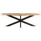 vidaXL Esstisch 240x100x75 cm Raues Mangoholz vidaXL Esstisch 240x100x75 cm Raues Mangoholz