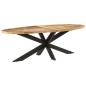 vidaXL Esstisch 240x100x75 cm Raues Mangoholz vidaXL Esstisch 240x100x75 cm Raues Mangoholz