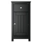 vidaXL Badschrank BERG Schwarz 40x34x80 cm Massivholz Kiefer vidaXL Badschrank BERG Schwarz 40x34x80 cm Massivholz Kiefer