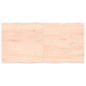 vidaXL Tischplatte 120x60x4 cm Massivholz Eiche Unbehandelt Baumkante vidaXL Tischplatte 120x60x4 cm Massivholz Eiche Unbehandelt Baumkante