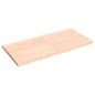 vidaXL Tischplatte 120x60x4 cm Massivholz Eiche Unbehandelt Baumkante vidaXL Tischplatte 120x60x4 cm Massivholz Eiche Unbehandelt Baumkante